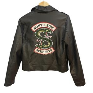 Riverdale Jacket Women XL Black
Vegan Leather Southside Serpents Biker Moto